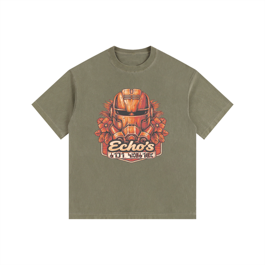Echo Tiki Oversized Cotton T-Shirt