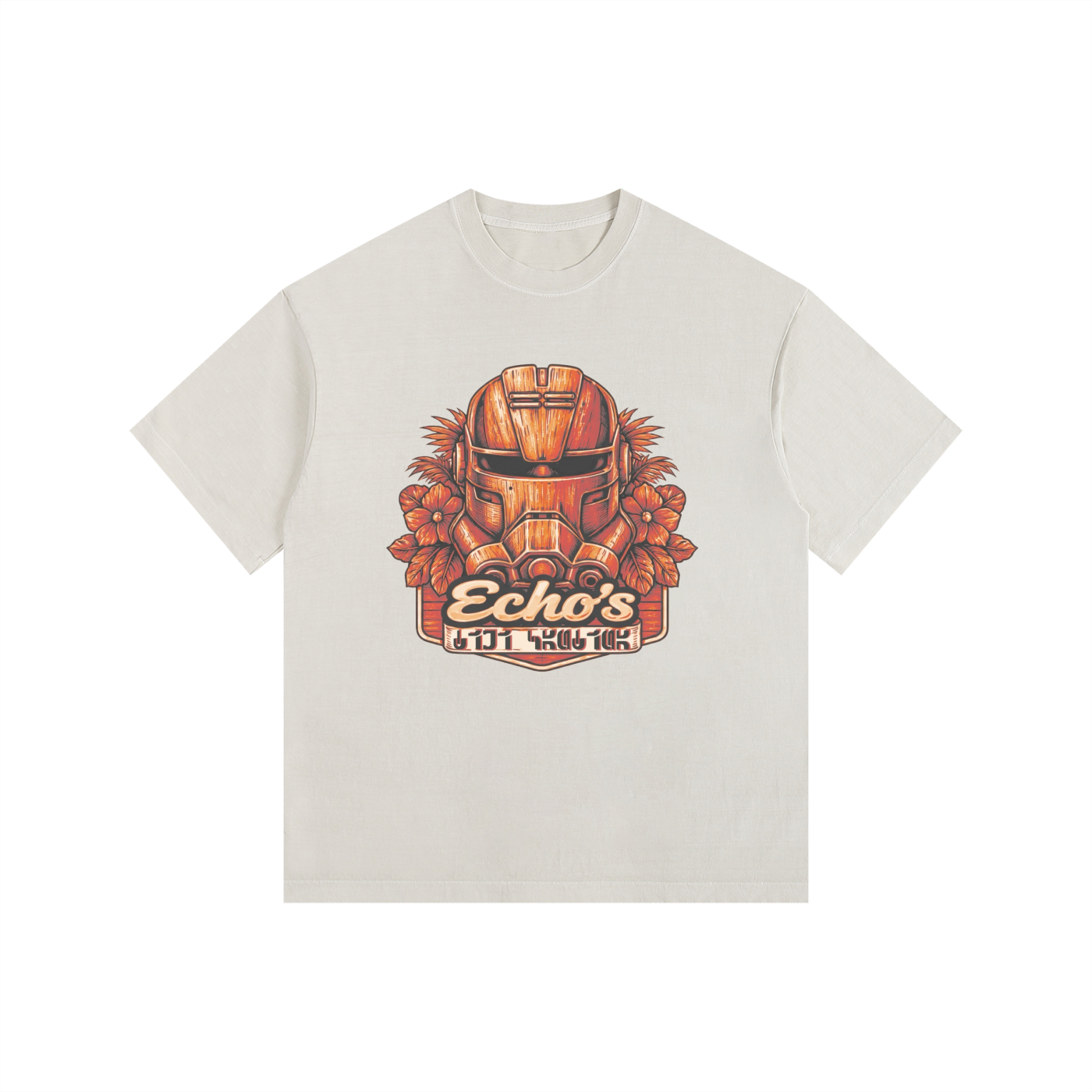 Echo Tiki Oversized Cotton T-Shirt