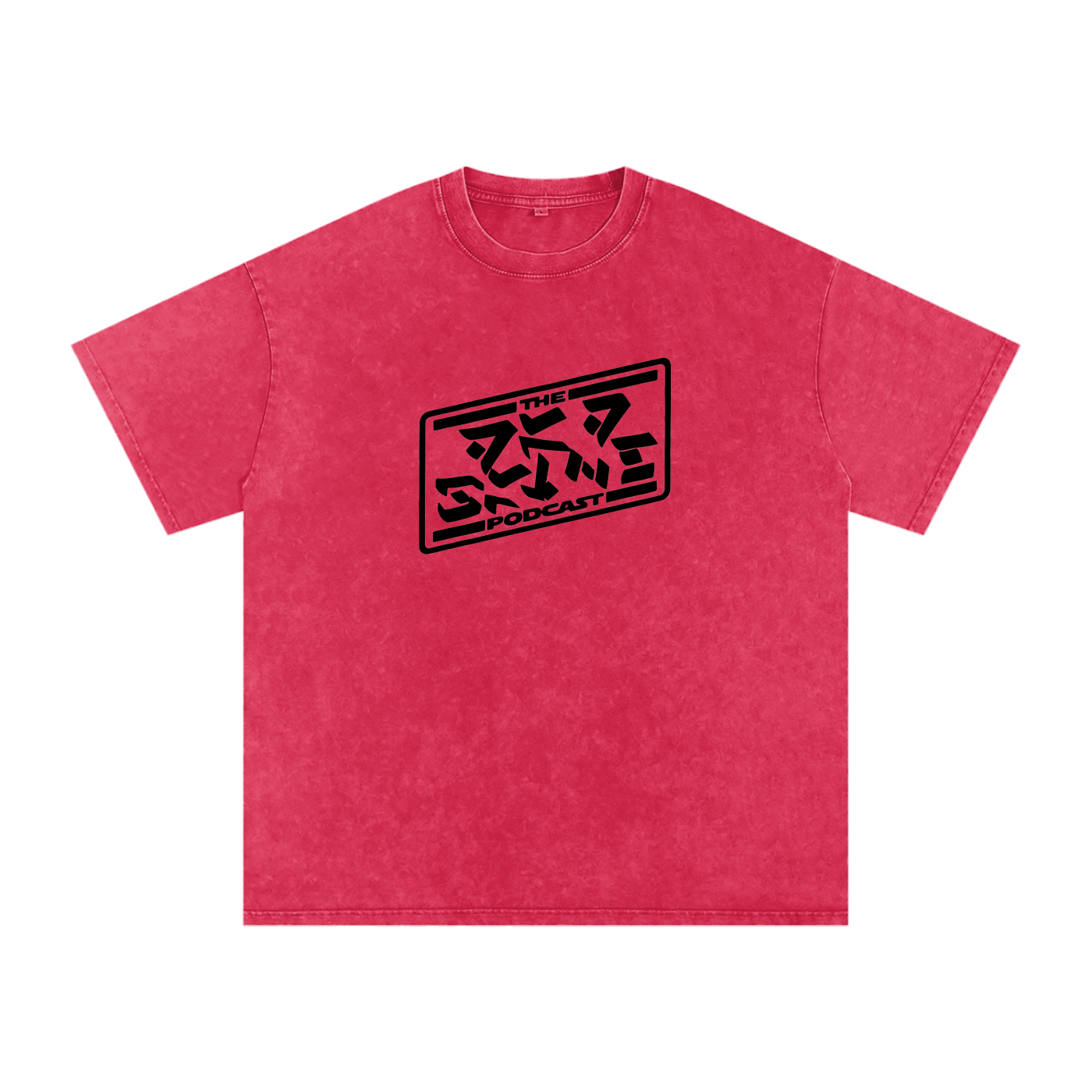 Aurabesh Marker Oversized Cotton T-Shirt