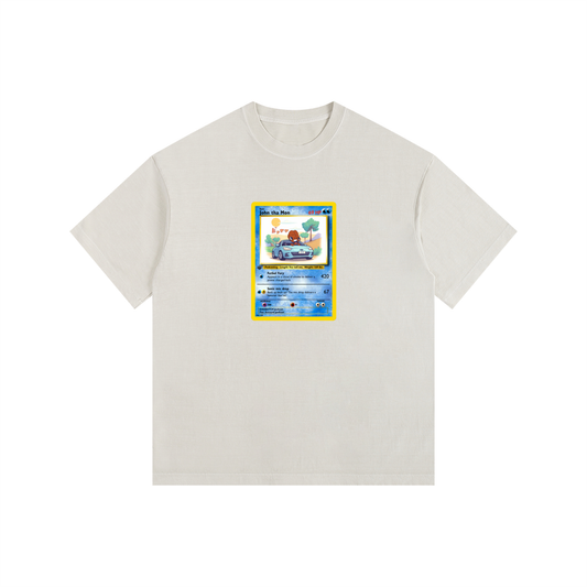 Jon the Car Mon Washed Oversized Cotton T-Shirt
