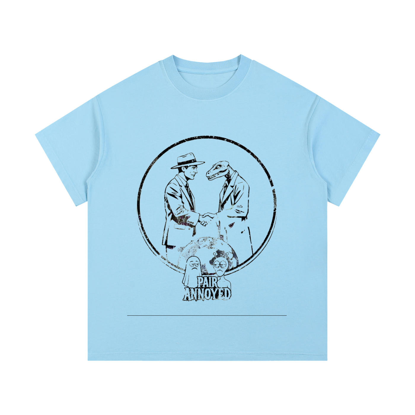 Pair Annoyed Deal Vintage Wash Cotton T-Shirt