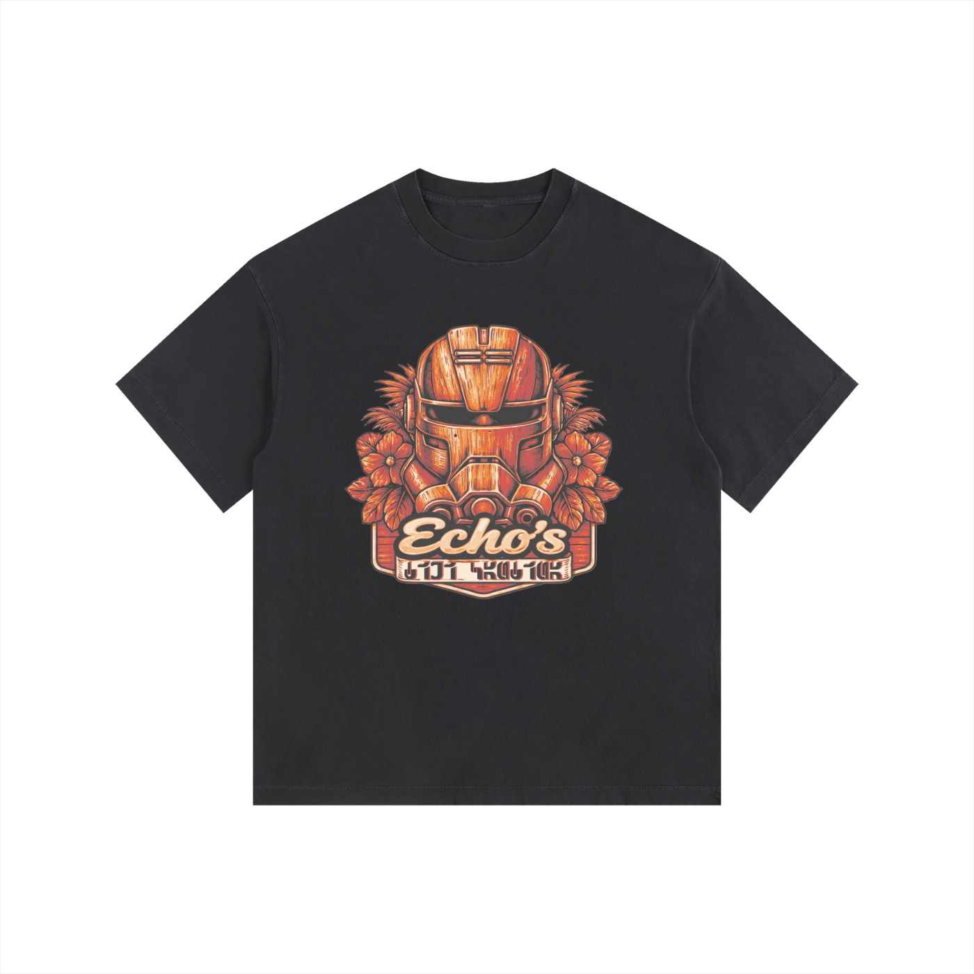 Echo Tiki Oversized Cotton T-Shirt
