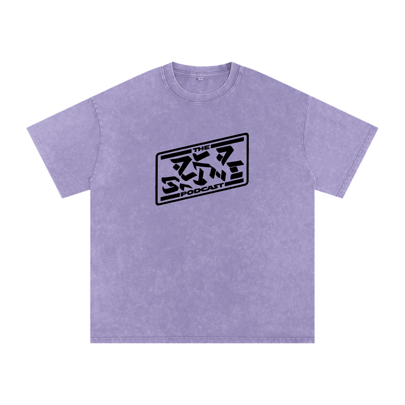 Aurabesh Marker Oversized Cotton T-Shirt