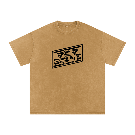 Aurabesh Marker Oversized Cotton T-Shirt
