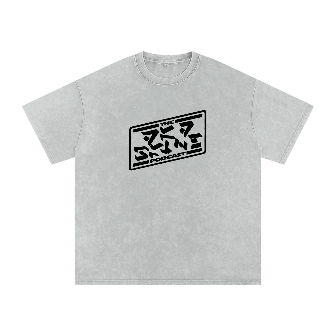 Aurabesh Marker Oversized Cotton T-Shirt