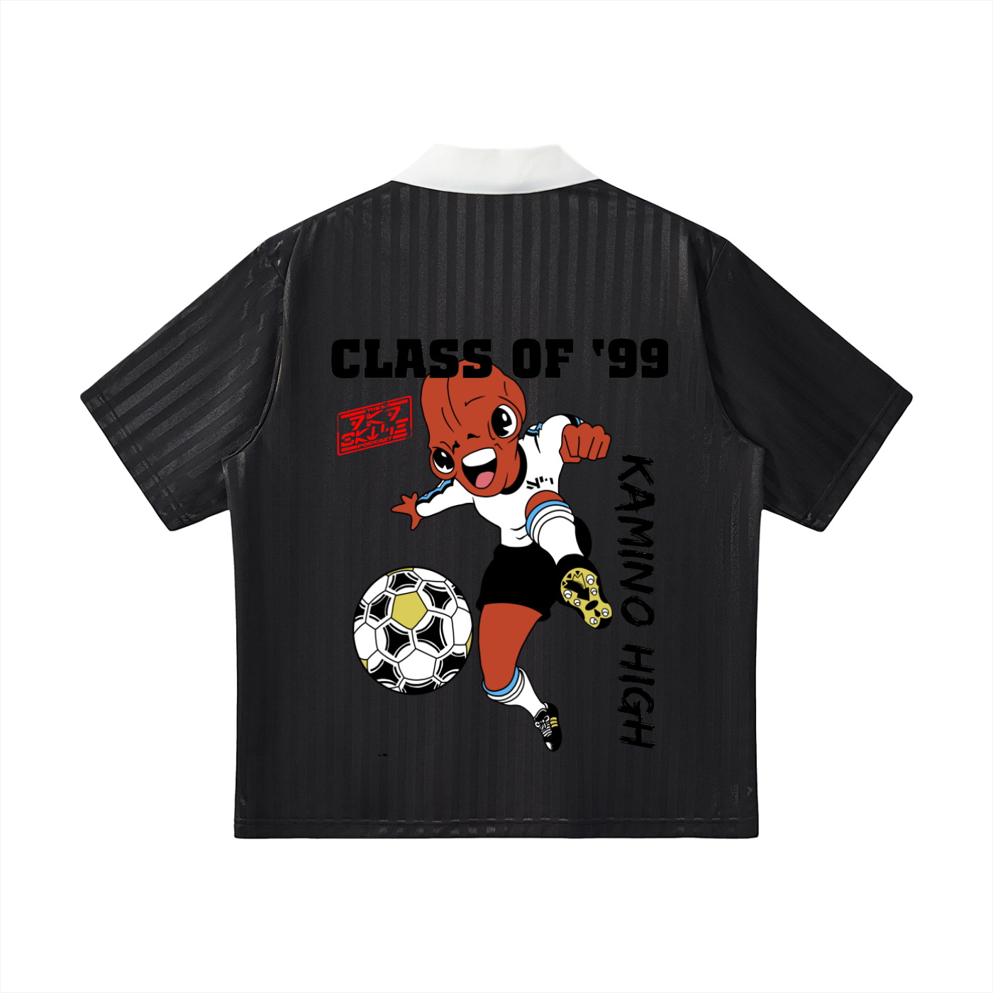 John Mon Striped Soccer Jersey